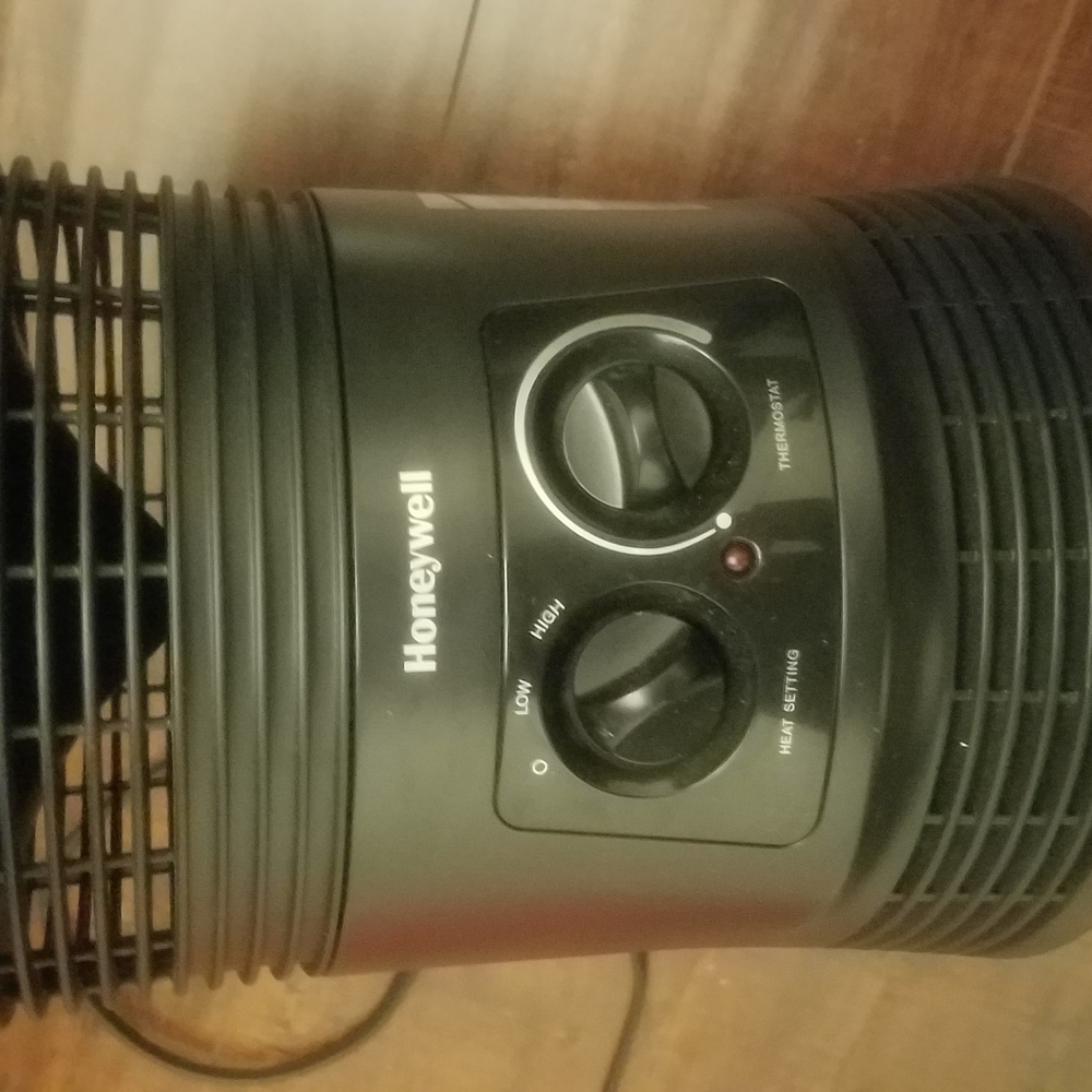 Black Portable Heater Honeywell 360